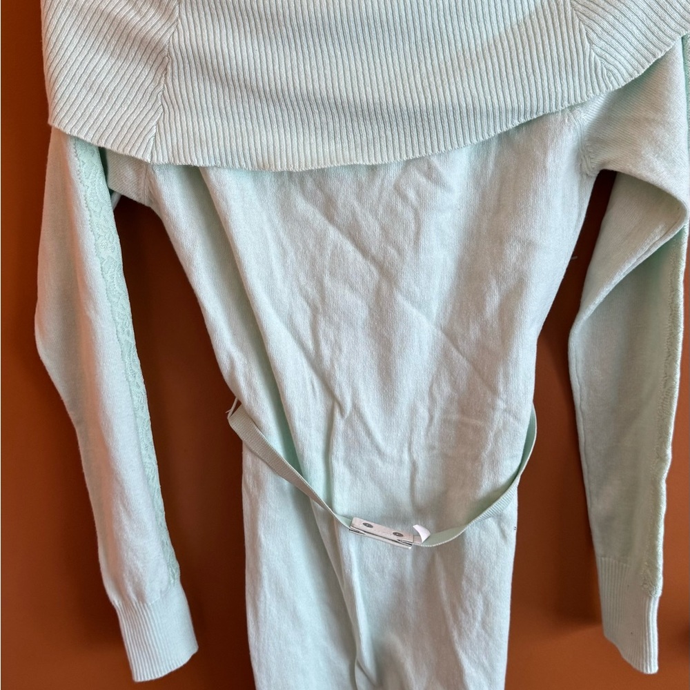 Candie's Mint Green Long Sleeve Dress